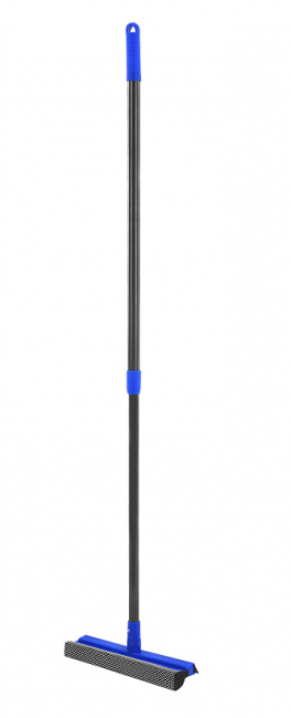 Окномойка КОМПЛЕКТ черенок металлопластик 70-120 см + рабочая часть 25 см (в разборе), ЛЮБАША