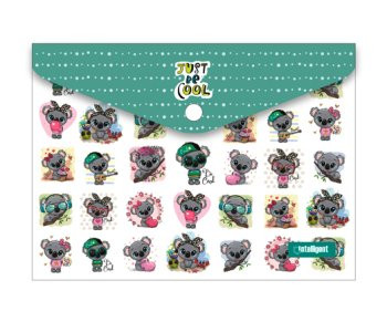 Папка с кнопкой А-5 CZ-97683 "Милые коалы" INTELLIGENT 24х17см, пластик белый с рисунком (12/1200) Папка с кнопкой А-5 CZ-97683 "Милые коалы" INTELLIGENT 24х17см, пластик белый с рисунком (12/1200)