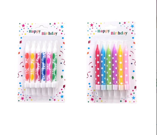 Свечи для торта, витые, радужные с принтом, Магистр/MAG-X-1/221340 (24) Свечи для торта, витые, радужные с принтом, Магистр/MAG-X-1/221340 (24)