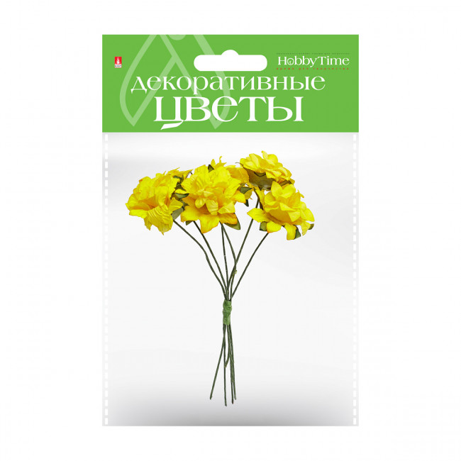 Декоративные цветы, в связке, 4 вида, №3, BV/2-558/03 Декоративные цветы, в связке, 4 вида, №3, BV/2-558/03