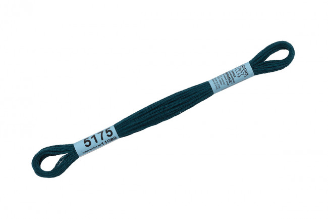 Нитки для вышивания 8 м 100% хлопок, мулине, т.мор.волна, Gamma/5175