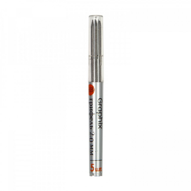 Грифели для механических карандашей HB 2.0 мм"Graphix", 20 штук в упаковке, BV/2BV/21-0043 (5) Грифели для механических карандашей HB 2.0 мм"Graphix", 20 штук в упаковке, BV/2BV/21-0043 (5)