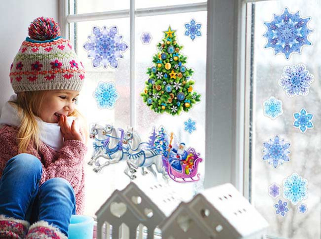 Набор наклеек для декор. Интерьера рн-05