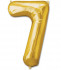 Шар ЦИФРА 7 17" золотой 43 см