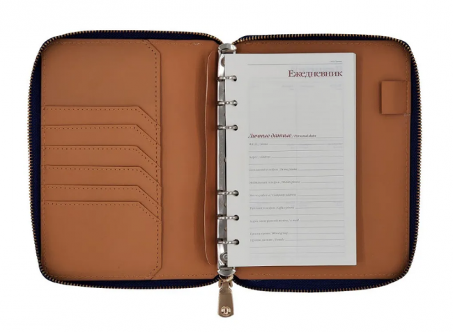 Ежедневник А5- 100л недатированный "Flora. Carduus", на молнии, BV/3-602/01 Ежедневник А5- 100л недатированный "Flora. Carduus", на молнии, BV/3-602/01