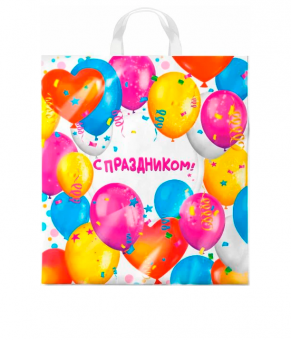 Пакет 38*42 ПНД "Пати" с петлевой ручкой (25/500)