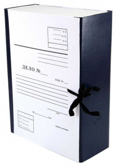 Архивный короб А4 10см "Дело" бумвинил, складывающийся, синий, КСД4100-203 (25) Архивный короб А4 10см "Дело" бумвинил, складывающийся, синий, КСД4100-203 (25)