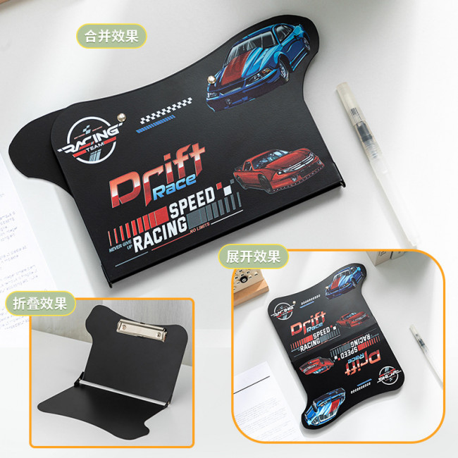 Клипборд А4 складной, ассорти/ MQ7080