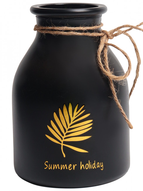 Ваза стеклянная Чёрный стиль 18*7,5 см, в ассортименте ВС-8996 Ваза стеклянная Чёрный стиль 18*7,5 см, в ассортименте ВС-8996