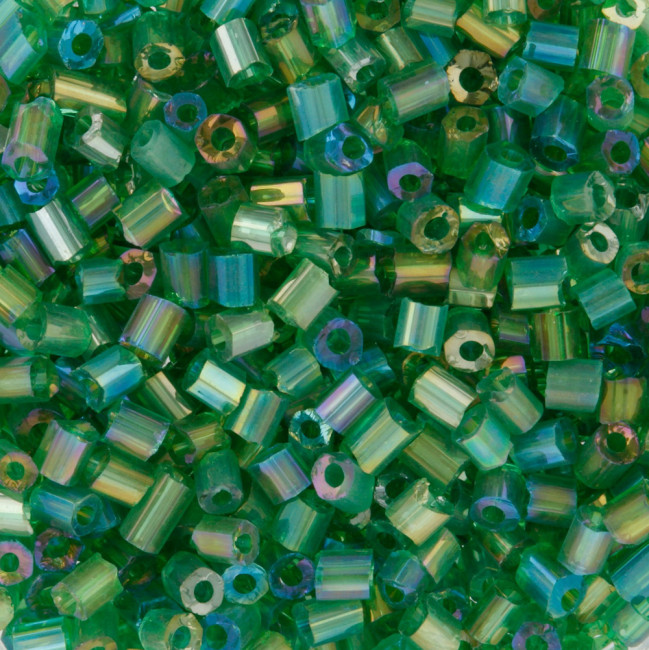 Бисер "Zlatka" РУБКА   GC   10/0   (1161-1409)     10 г №1167B т.зеленый
