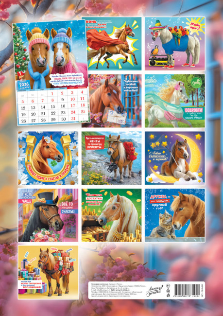 Календарь ригельный 2026г "Хороших новостей", РБ-26-002