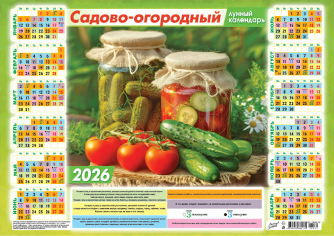 Календарь-плакат А3 2026г "Вкусно по-домашнему", ПМ-26-172