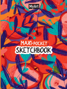 Скетчбук pocket мaxi "Яблоки" MyArt. Формат:117х180х12 128стр, Проф-Пресс Скетчбук pocket мaxi "Яблоки" MyArt. Формат:117х180х12 128стр, Проф-Пресс
