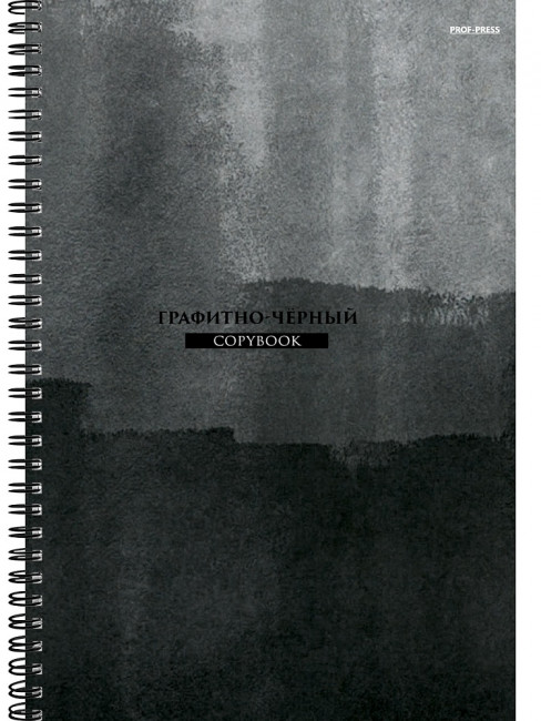 Тетрадь А4 96 клетка "Минимализм в тёмных тонах", на гребне, Проф-Пресс/Т96-8333 (5/30)