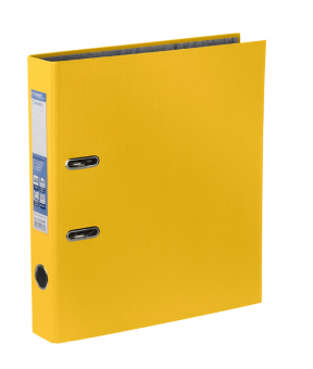 Регистратор А4 50мм арочный механизм, PVC, желтый, Classic Expert Complete/25187 (10)