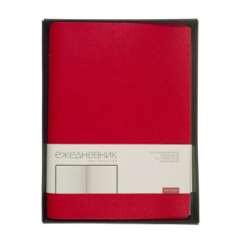 Ежедневник А5 208л полудатированный "Orbit", красный, BV/3-159/03 (20)