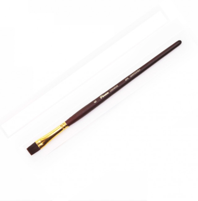 Кисть CREATIVE Синтетика жесткая ПЛОСКАЯ N6, Pinax/694006