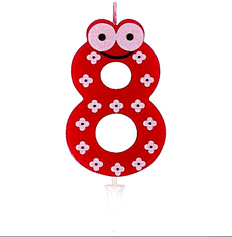 Свеча Детская Цифра 8