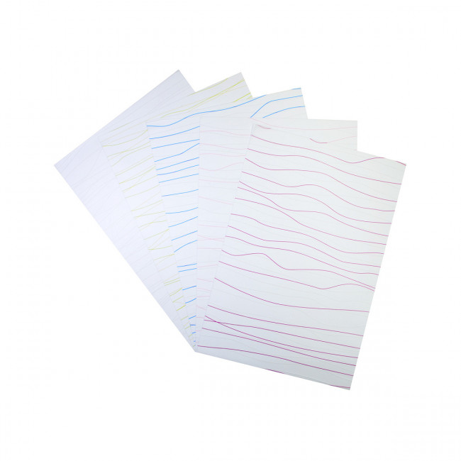 Декоративная калька А4 5цв 10л "Волна", BV/11-410-286 Декоративная калька А4 5цв 10л "Волна", BV/11-410-286