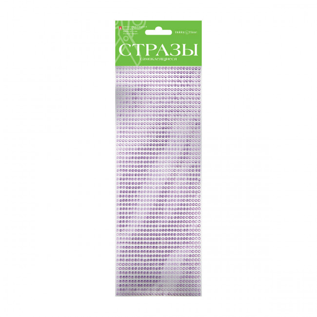 Самоклеящиеся стразы d 3мм "Однотонные", 6цв, №5, BV/2-124/01