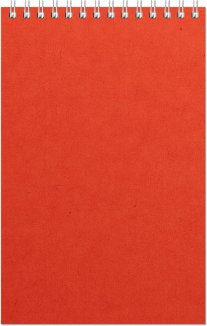 Блокнот А5 60л клетка "Office" на гребне, оранжевый, BV/61366 (32)