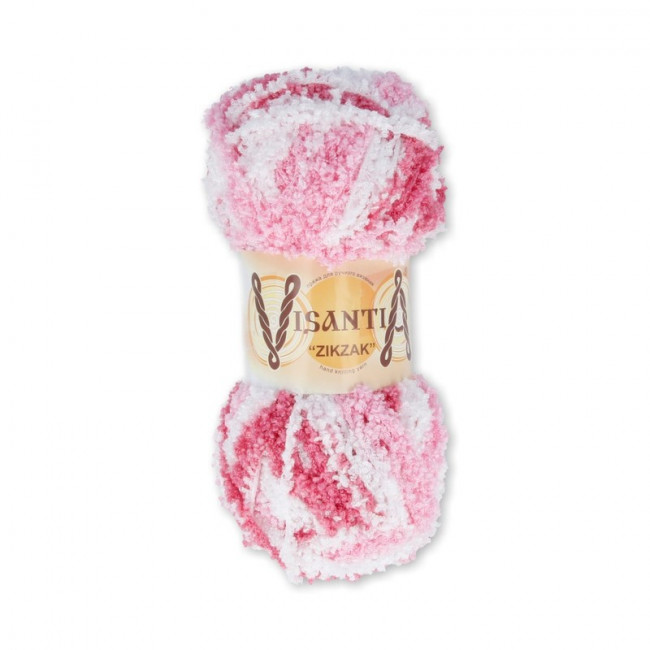 Пряжа VISANTIA "ZIKZAK" 100% полиэстер . х 100 г 100 м ± 3 м №4336 розовый-малиновый "ZIKZAK" Пряжа VISANTIA "ZIKZAK" 100% полиэстер . х 100 г 100 м ± 3 м №4336 розовый-малиновый "ZIKZAK"