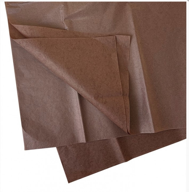 Бумага тишью 51х66см, коричневый (10 шт./уп.)