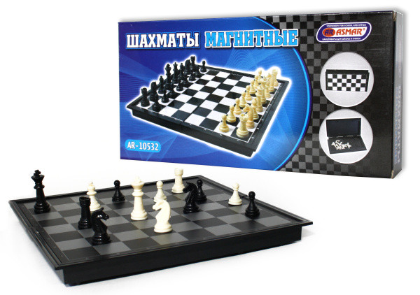 Шахматы магнитные, пластиковые 25*13см, Asmar Шахматы магнитные, пластиковые 25*13см, Asmar