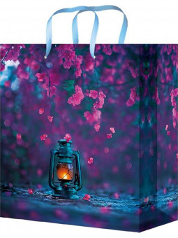 Пакет подароч. 18x23x8см "Фонарь" с глянц. лам. (M), MILAND/ПКП-4211 (12)