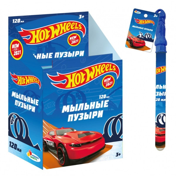 Мыльные пузыри «Hot wheels» 120мл, Умка