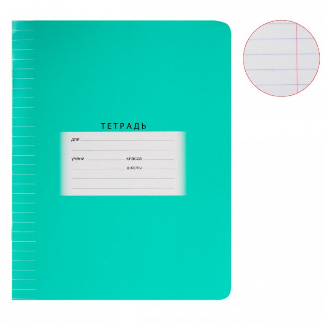 Тетрадь 12л. линия Зеленая Школьная (БиДжи) (20/240)