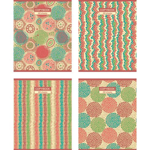 Тетрадь общая А5 скоба 48л. клетка "Kraft pattern" (ассорти) BG (10/80) Тетрадь общая А5 скоба 48л. клетка "Kraft pattern" (ассорти) BG (10/80)