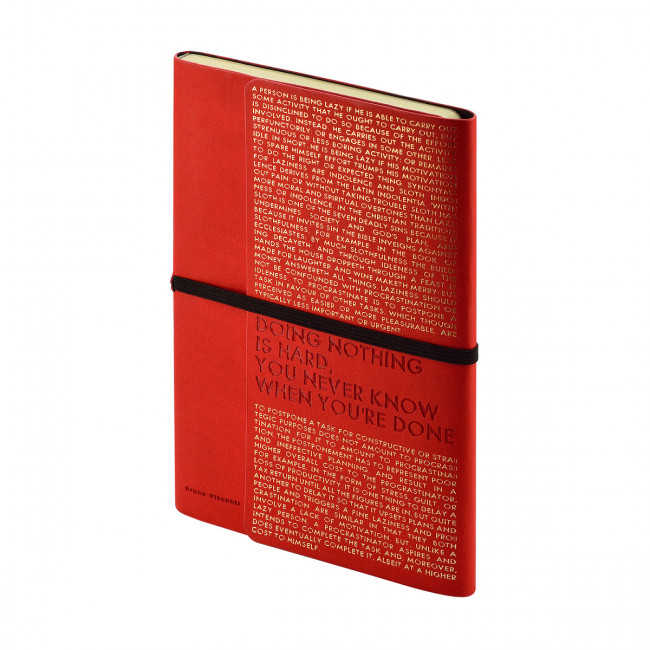 Ежедневник А5 96л недатированный "Bilbao", красный , BV/3-225/03 (20)