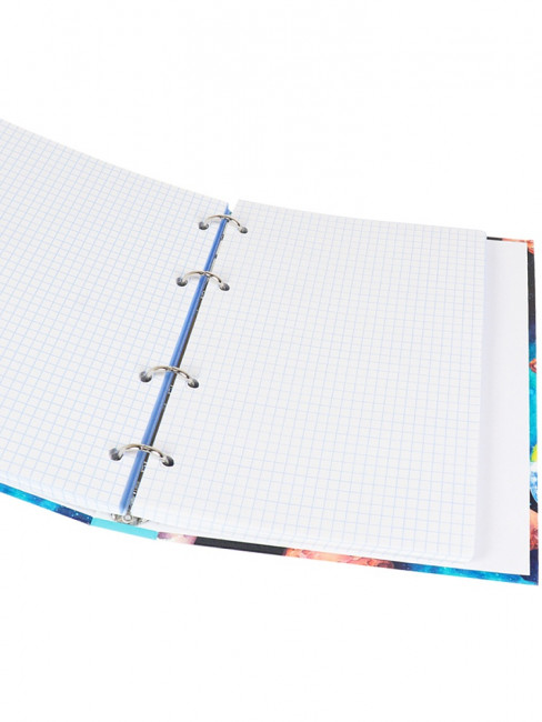 Тетрадь А5+ 160 клетка "Захватывающий космос-3", на кольцах, Prof-Press/Т160-3597