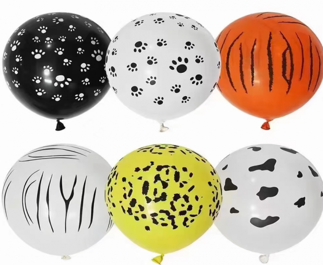 Набор воздушных шаров "Сафари" размер 12, 100шт, MAG-260136