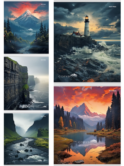 Тетрадь 48 клетка "Природная красота - 1" скрепка, Проф-Пресс/48-4809 (5/100) Тетрадь 48 клетка "Природная красота - 1" скрепка, Проф-Пресс/48-4809 (5/100)