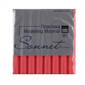 Пластика 1 цвет, 56гр, цвет розовый Sonnet Невская палитра 5964322