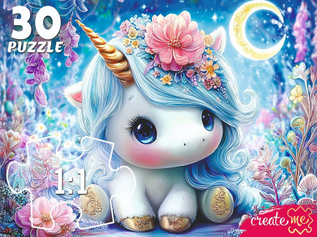 Пазлы 30 элементов "Чудный единорог", Рыжий Кот/ПУ30-3183 Пазлы 30 элементов "Чудный единорог", Рыжий Кот/ПУ30-3183