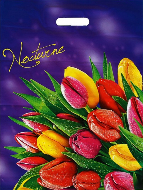 Пакет полиэтиленовый вырубной "Ноктюрн" 40*50 см., MILAND/СП-4879