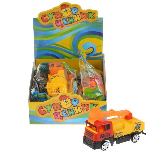 Стройтехника в ассорт. в пак. в дисплее (русс. уп.) "Играем вместе" уп-4шт в кор.36уп