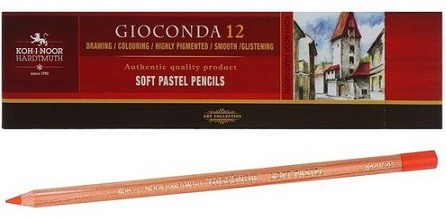 Карандаш 4,2мм пастельный "Gioconda Soft", персидский красный, Koh-I-Noor/8820020001KS №020 (12) Карандаш 4,2мм пастельный "Gioconda Soft", персидский красный, Koh-I-Noor/8820020001KS №020 (12)
