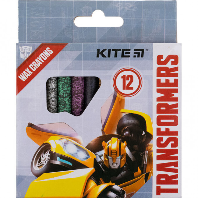 Мел восковой, 12 цветов TF, KITE (24)