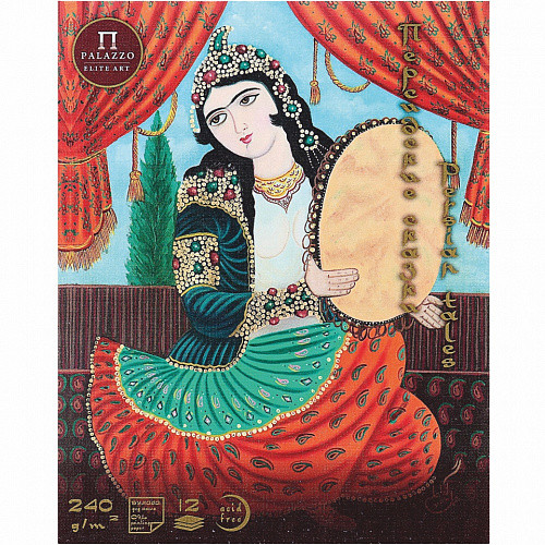 Планшет 160х200мм 12л для работ масляными красками "Персидские сказки" 240г/м2, Гознак (5)