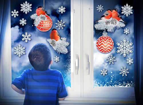 Набор наклеек для декор. Интерьера рн-24