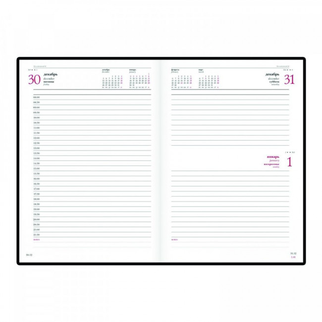 Ежедневник датированный 2024г-2025г А5+ 168л "Ideal new", коричневый, BV/3-344/02