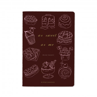 Тетрадь 40 клетка "Сладкая жизнь" сшивка, BV/7-40-001/123 (24)