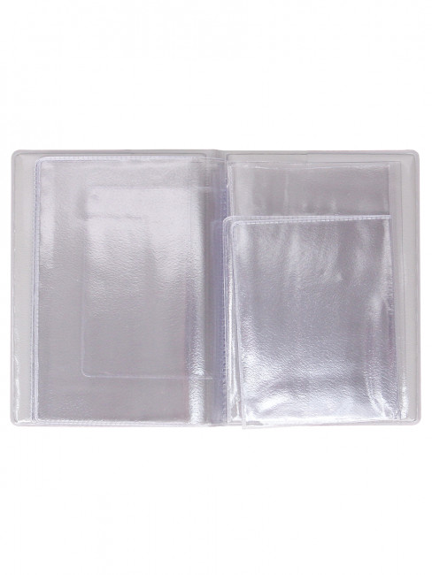 Обложка на автодокументы мягкая "экокожа" бордовая "Стандарт" ОП-7707