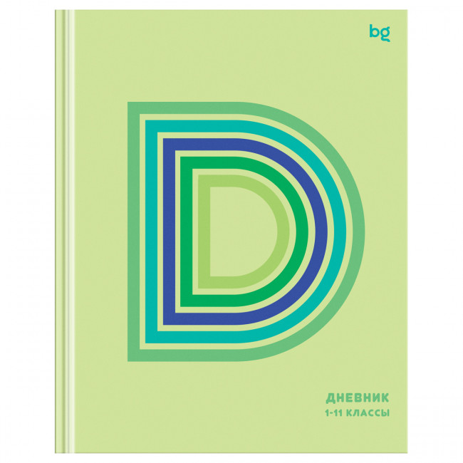 Дневник 40л 1-11 класс, твердый переплет "D-green", BG Дневник 40л 1-11 класс, твердый переплет "D-green", BG