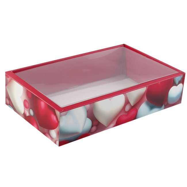 Коробка подарочная 17*30*7см "Сердце", КОКОС/242574