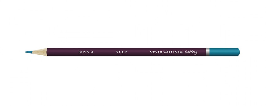 Карандаш цветной художественный заточенный 505 лазурный, Gallery VISTA-ARTISTA/VGCP 505 (6)
